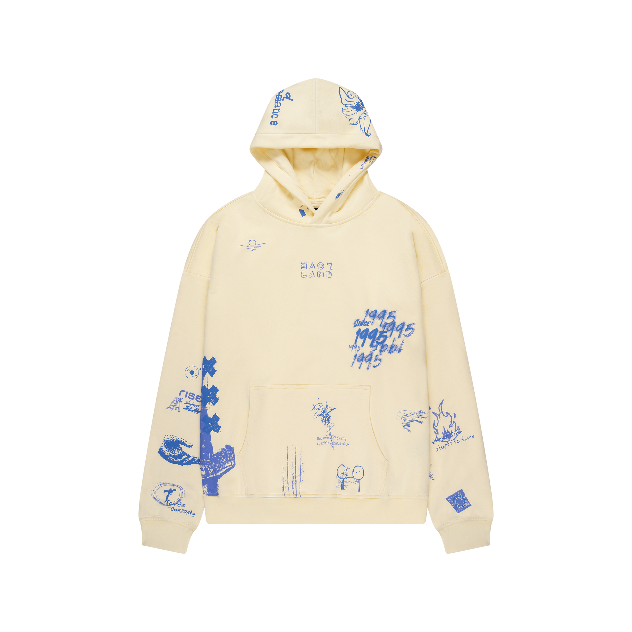 LL Doodle Hoodie Yellow